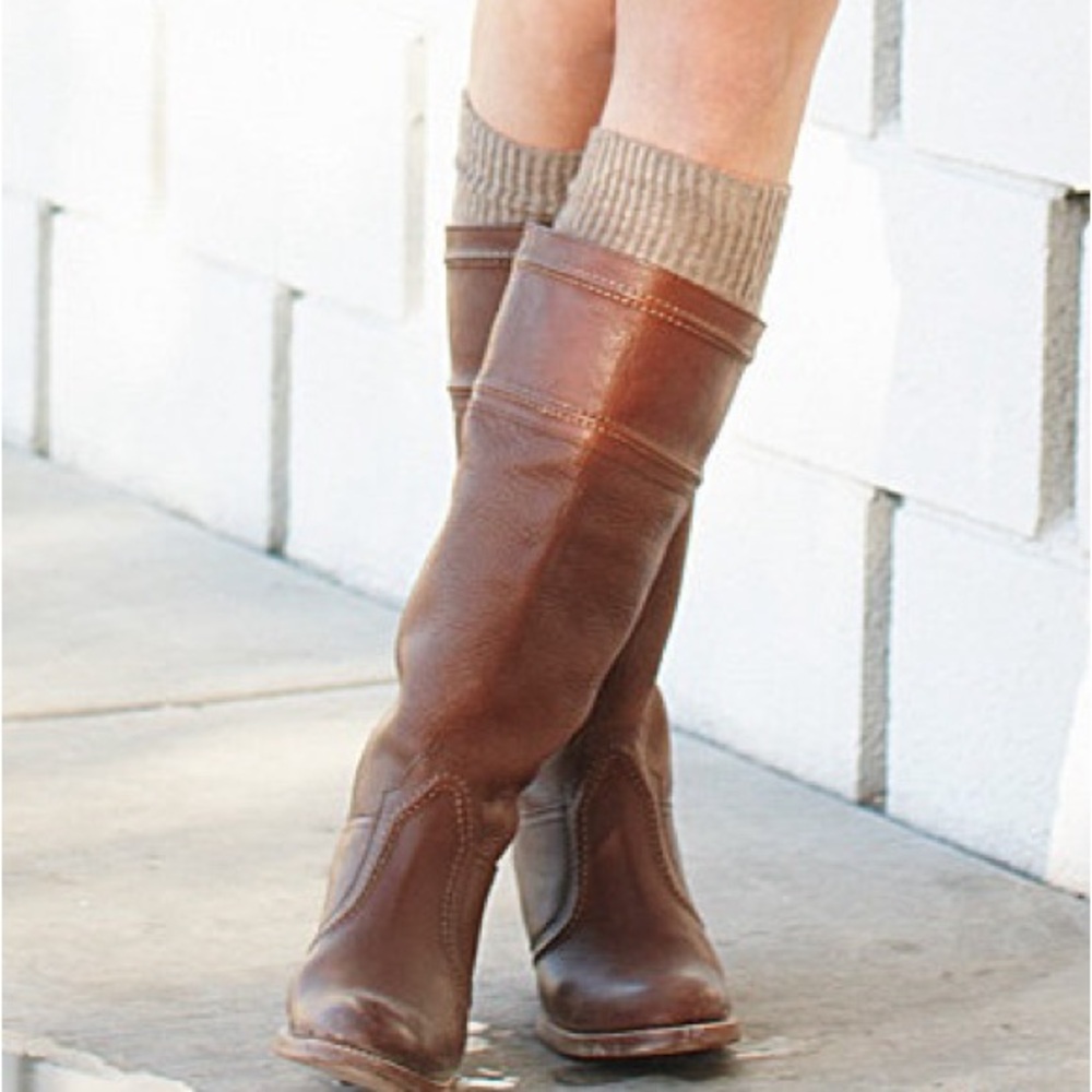Frye Jane 14L Boots - stacked heel size 7B